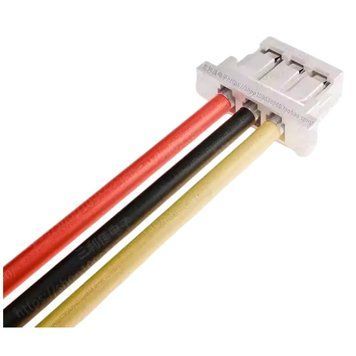 ПВХ кабель 30AWG 200мм із роз'ємом JST SH1.0 Female (мама), 3P SH1.0_200_3P фото