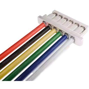 ПВХ кабель 30AWG 200мм із роз'ємом JST SH1.0 Female (мама), 6P SH1.0_200_6P фото
