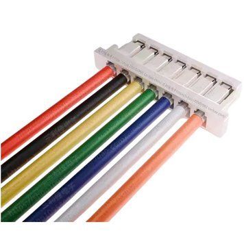 ПВХ кабель 30AWG 200мм із роз'ємом JST SH1.0 Female (мама), 7P SH1.0_200_7P фото