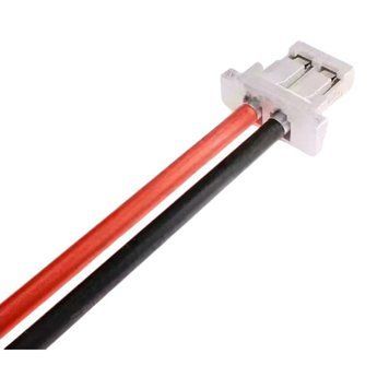ПВХ кабель 30AWG 200мм із роз'ємом JST SH1.0 Female (мама), 2P SH1.0_200_2P фото