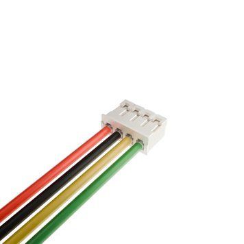 ПВХ кабель 26AWG 100мм із роз'ємом JST PH2.0 Female 4P PH2.0_100_4P фото