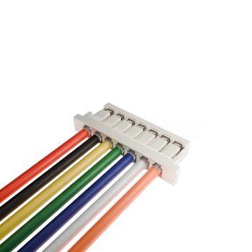 ПВХ кабель 30AWG 300мм із роз'ємом JST SH1.0 Female 7P SH1.0_300_7P фото
